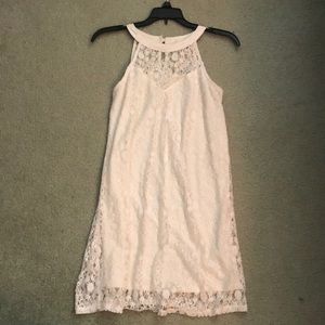 White lace dress